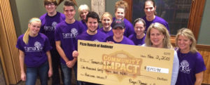 pizza ranch fundraiser check